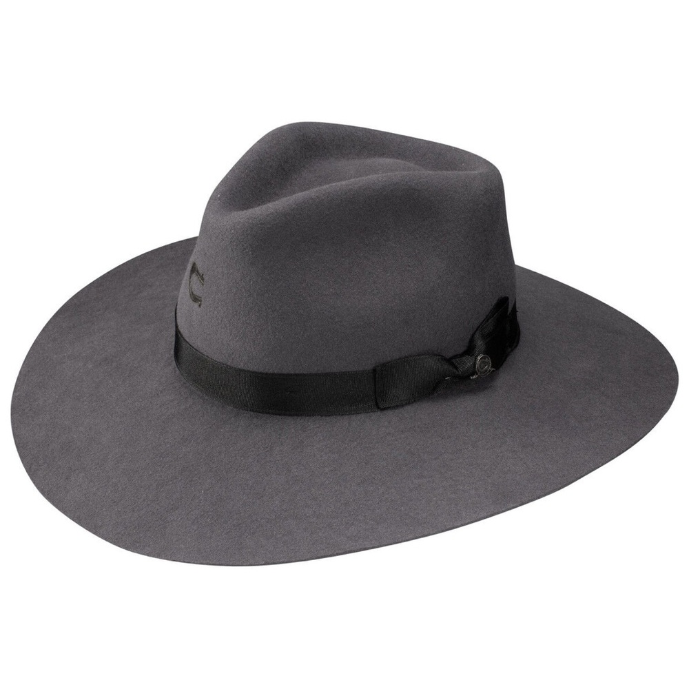 CHARLIE 1 HORSE WOMEN'S HIGHWAY WOOL WESTERN FASHION HAT GREY